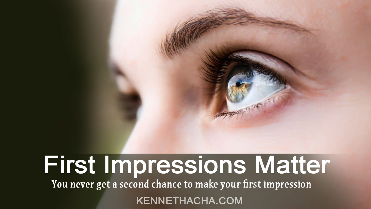 first impressions matter