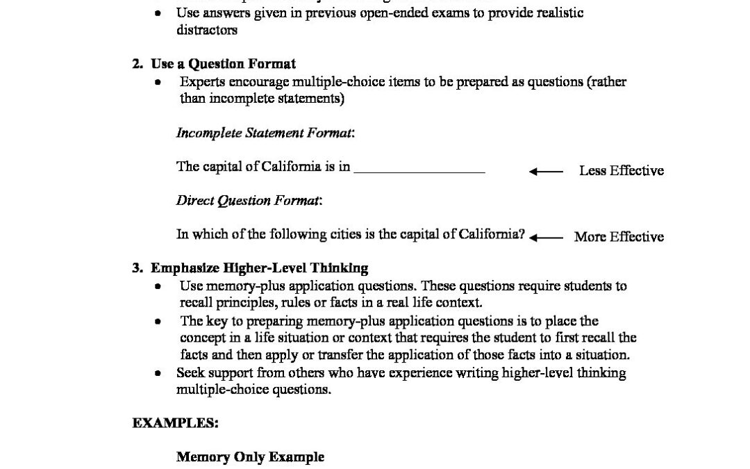 14-rules-for-writing-multiple-choice-questions-servants-university